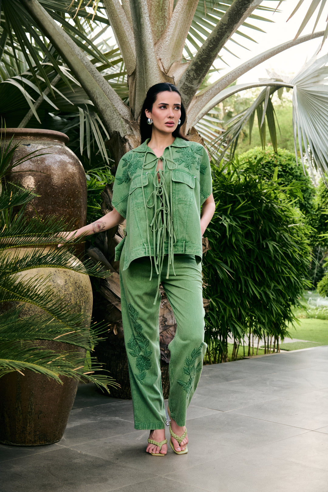 Yaeko Denim Coord Set