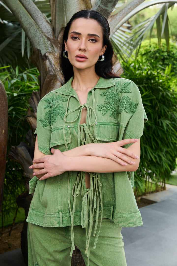 Yaeko Denim Coord Set