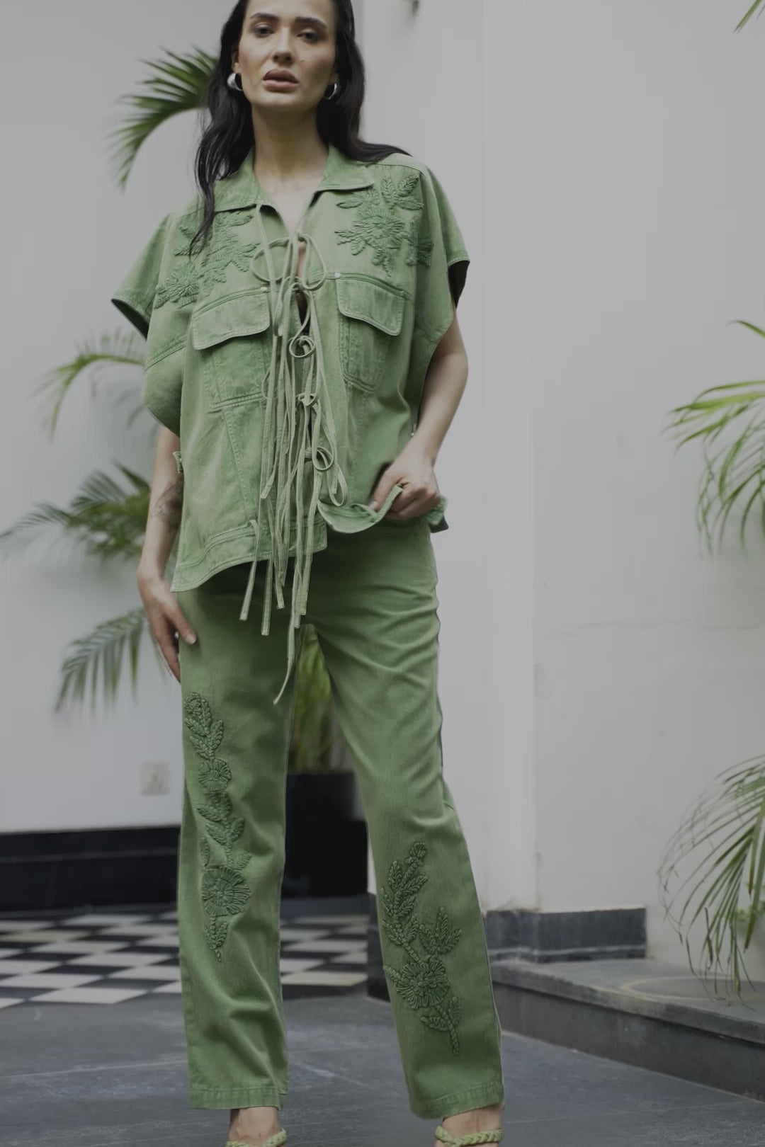 Yaeko Denim Coord Set