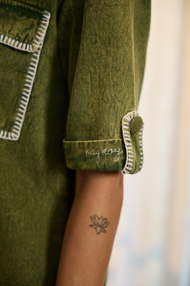 Audrey dress in green