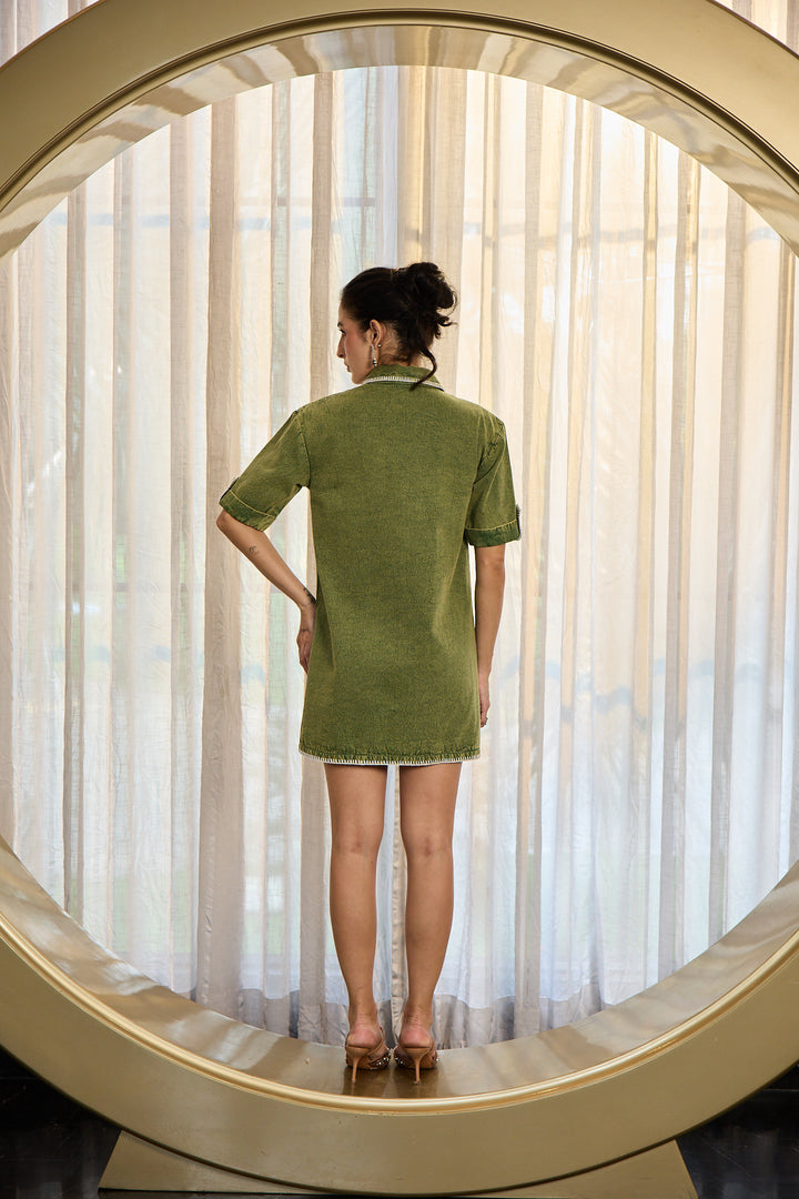 Audrey dress in green